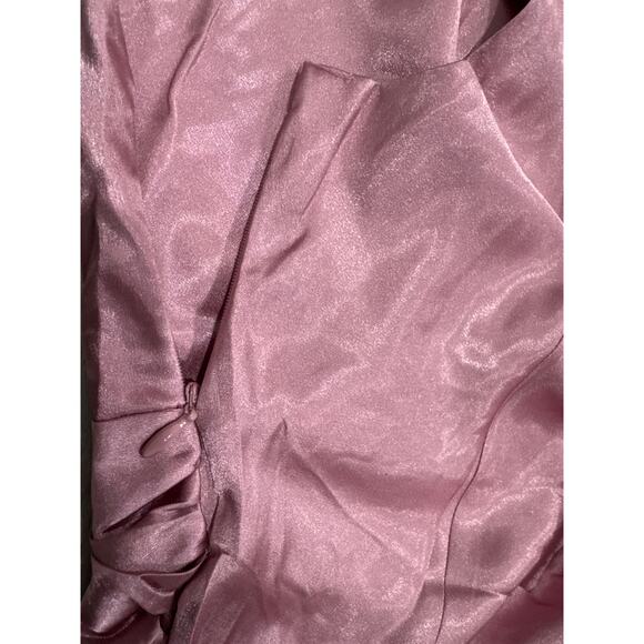 Bisou Bisou Vintage Camisole Fairy Mermaidcore -Sz 12-Satin Lace Beaded Top Y2K - Picture 5 of 5